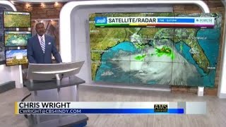 The humidity falls overnight