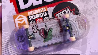 unboxing a tj rogers sk8mafia thrashed series TECH DECK! 