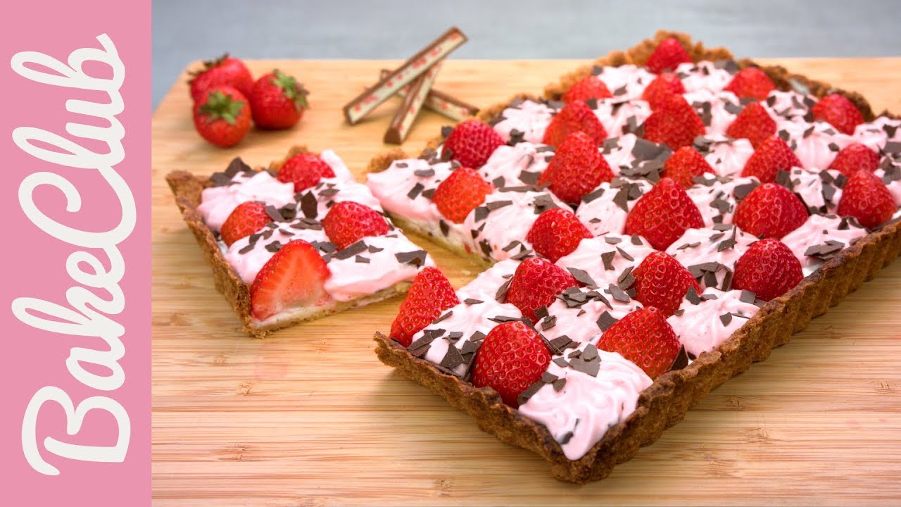 Yogurette Erdbeer-Tarte | BakeClub