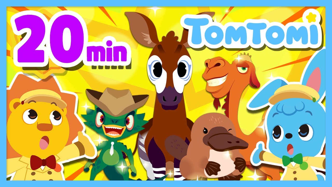 [+20] Memorizing Unusual Animal Names Compilation | Kids songs ...