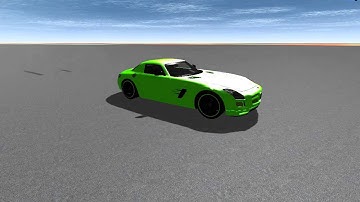Mercedes Benz SLS AMG Electric Drive Unity 5 Asset