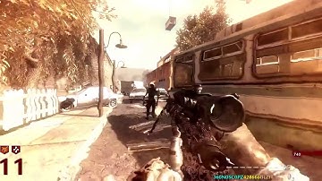 Town of the Dead Call of Duty World At War Custom Zombie Map GamePlay