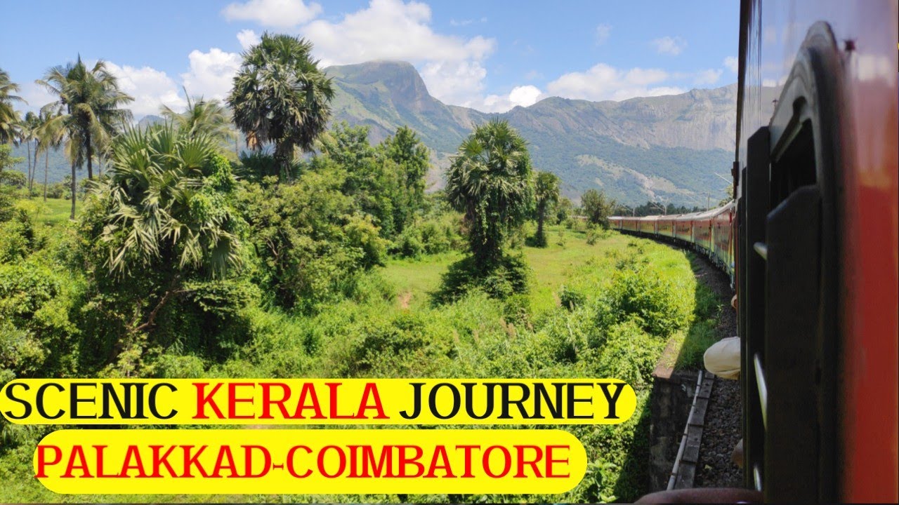 Palakkad to Coimbatore Journey by TVCCSMT weekly Express Indian