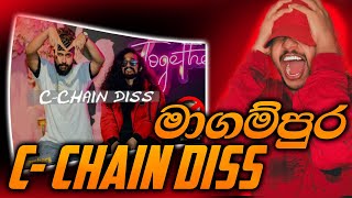 C - Chain ට මැර ප්‍රහාරයක් DISS Shan Putha X King Lotuss Magampura - PeppaMonkey REACTION !!!