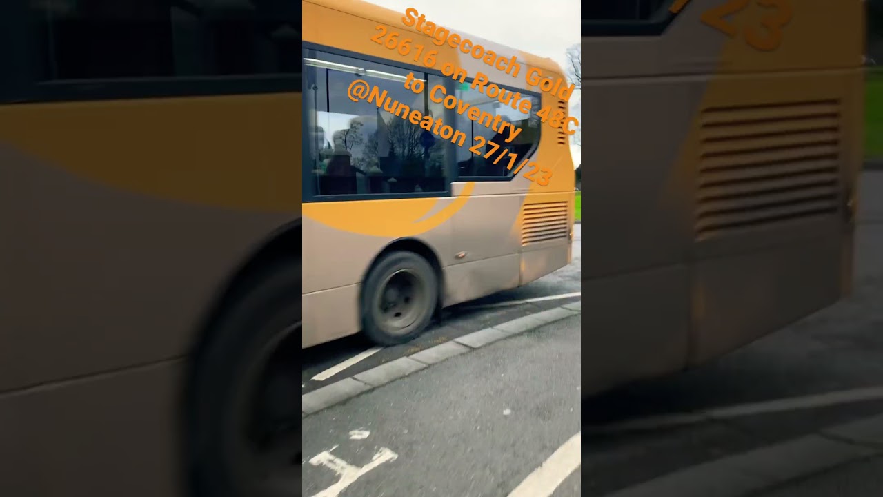 Stagecoach Gold 26616 in Nuneaton 27/1/23 
