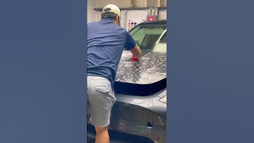 Model Y hood PPF install is so much easier with two people 😌 You can DIY too at links below!