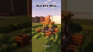 Old Dry Well | Minecraft Tutorial #minecraft #minecraftshorts #shorts