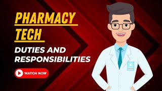 Pharmacy Tech Duties And Responsibilities