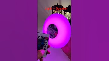 Bluetooth Music Light Remote Control Intelligent Colorful Audio Lights RGB 🌐 #musiclight #shorts