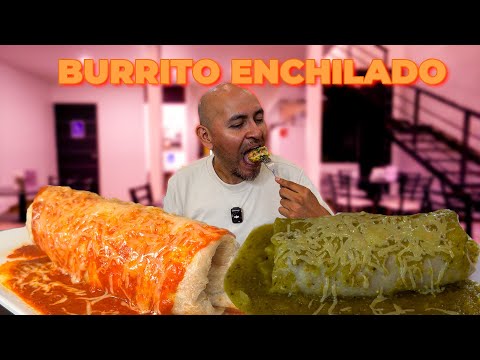 Burritos Enchilados verdes o rojos en CDMX / Guajillo Restaurante