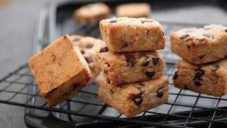 9粒のコク旨♡チョコチップ米粉クッキー | Glutenfree!Crunchy Rice Chocolate chip Cookies