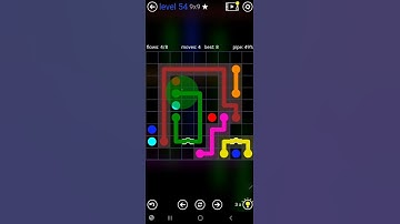How To Solve Flow Free Bridges 9x9 Mania Pack Level 54 Board Walk Through Solution Walkthrough