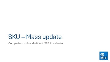 Business Central – SKU Mass Update (With and Without MFG Accelerator)