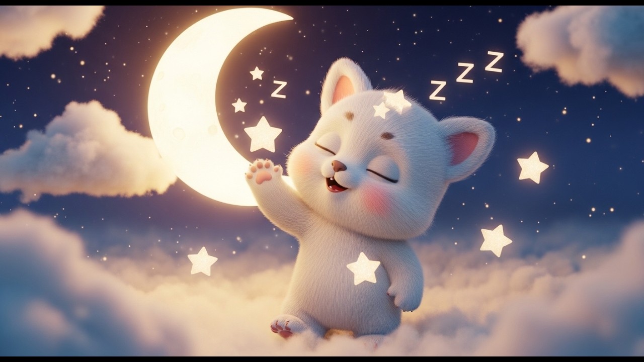 Canción Infantil del Osito Moon – Canción Nocturna de Rock Suave 🌙 | Rimas para Niños