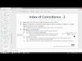 Understanding the Index of Coincidence in Cryptanalysis