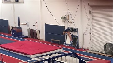 Emily White (2020), Floor drills (no hand) - double pike, double twist, front layout front full