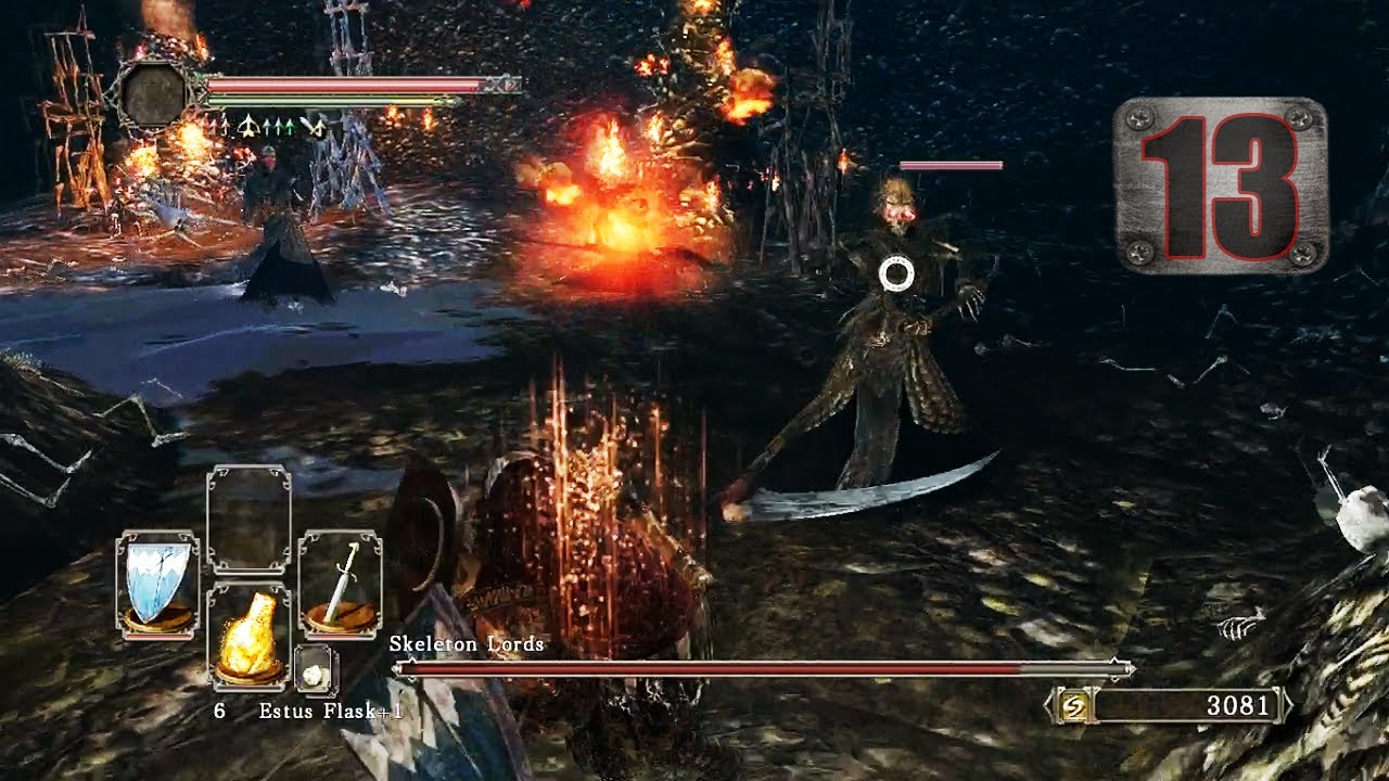 Dark Souls II Végigjátszás - Huntsman's Copse, Skeleton Lords Boss [E13] (Magyar Kommentár)