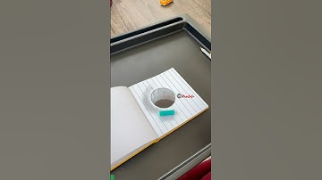 3d hole drawing easy 🕳️✍🏻 Optical illusion 👓 #shortvideo #short #shorts