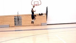 Dre Baldwin: Wing Scissor Crossover, Behind-Back-Jumpstop Left-Hand Finish Pt. 1 | Driving Drills