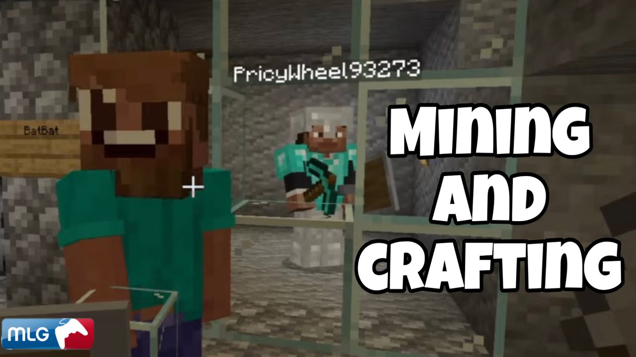 Mining and crafting!! - Minecraft - YouTube