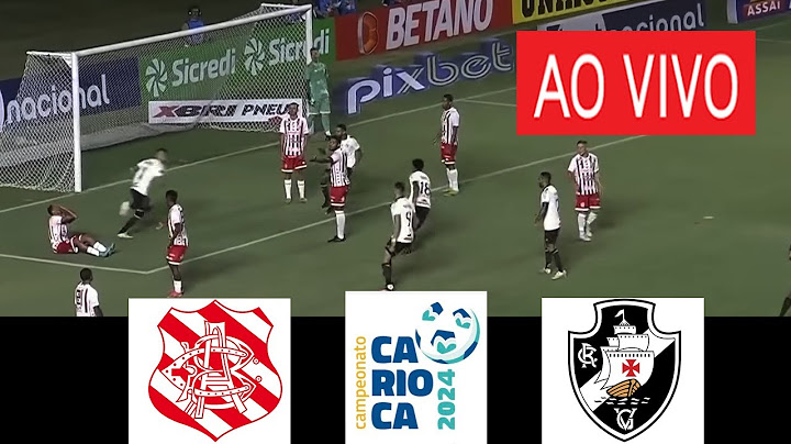 BANGU RJ X VASCO DA GAMA AO VIVO COM IMAGEM I CAMPEONATO CARIOCA 2024 ASSISTA HOJE