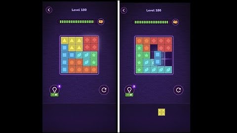 Block Puzzle - Level 180 - Multiple solutions, how many have you found?🤓