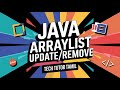 Java ArrayList Tutorial: Update and Remove Elements Explained | Tech Tutor Tamil