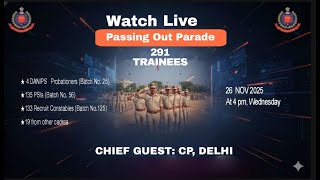 The Ping Out Parade Of 291 Trainees