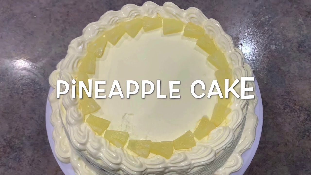 Pineapple cake YouTube