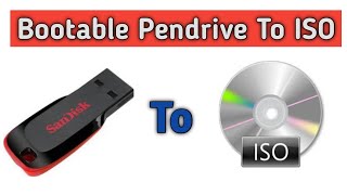 How To Make Bootable Pendrive To Image Iso File. Manab Tech