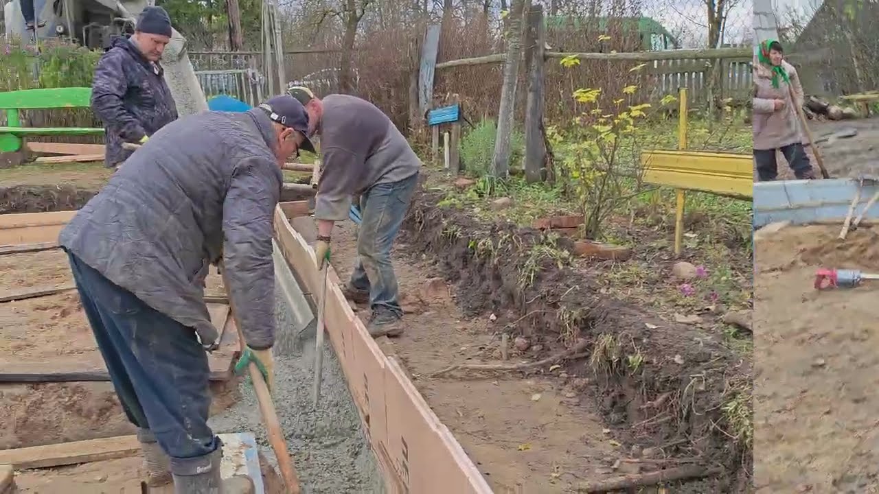 строим фундамент своими силами(эконом версия) ч1