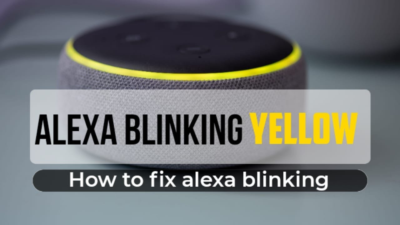 Why is Alexa blinking yellow?[Alexa Yellow Flashing Ring:] #HowTL - YouTube
