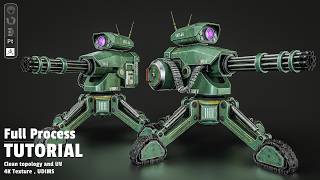 Sci-Fi Combat Robot Tutorial - Teaser & Course Overview