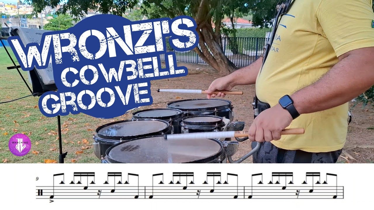 WRONZI´s COWBELL GROOVE - Tenor Drum Cover: Jonas Luiz