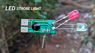 Celebrity How to make a police strobe light using old clock machine | LED strobe light Profile