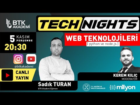 TechNights / 5 Kasım 2020 / Sadık TURAN