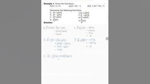 MODULE 3 Operations on Functions (1)