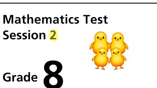 2025 NYS Grade 8 Math Test pt4: 35-39