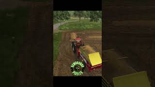 Recogiendo paja en hof bergmann #ls25 #fs25 #farmingsimulator25 #fiatagri #hofbergmann