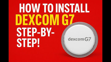 How to install a Dexcom G7 CGM 