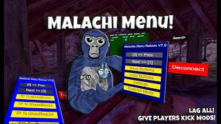 This FREE Gorilla Tag Mod Menu GIVES PLAYERS MODS | Give Kick + Lag Mods &amp; MORE! | Malachi Menu 7.9
