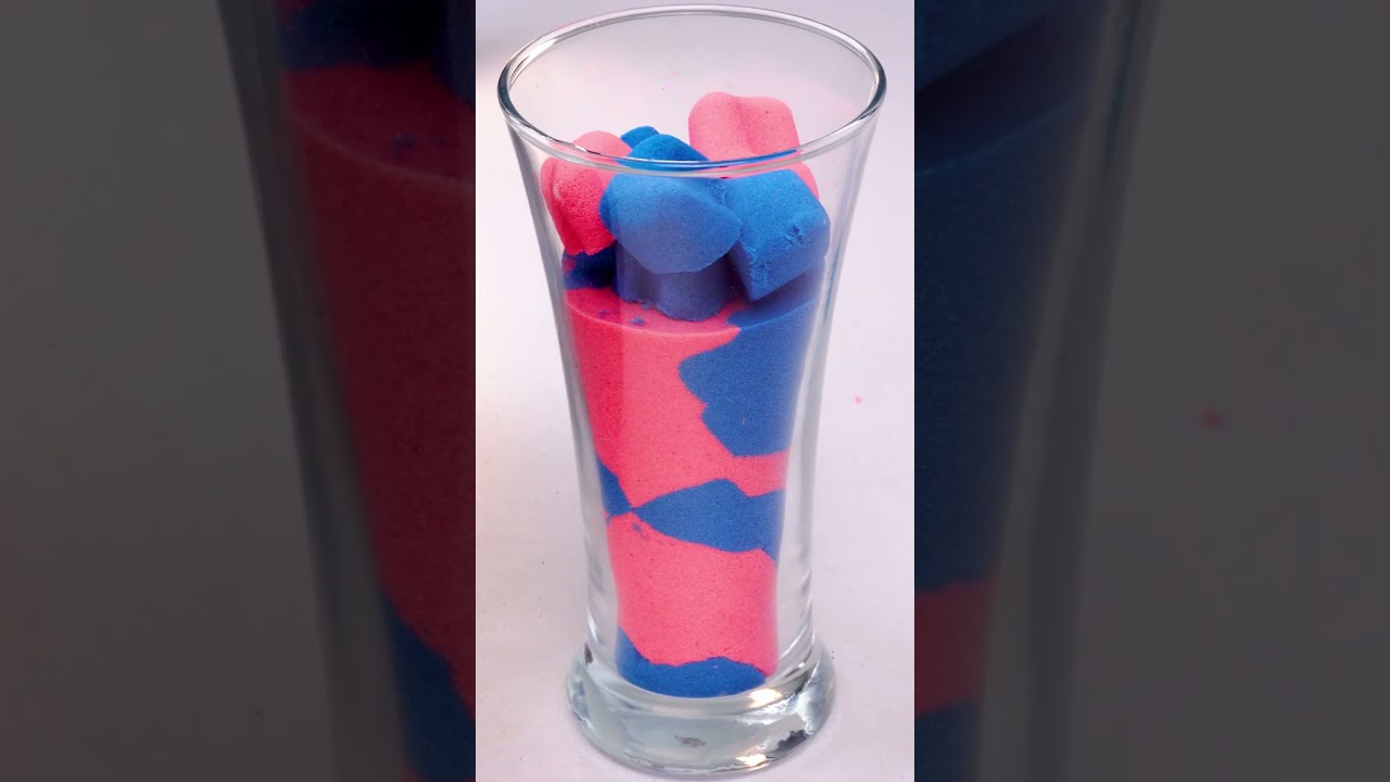 Heart-Shaped Kinetic Sand Molds | Satisfying ASMR Sculpting 💖✨ 