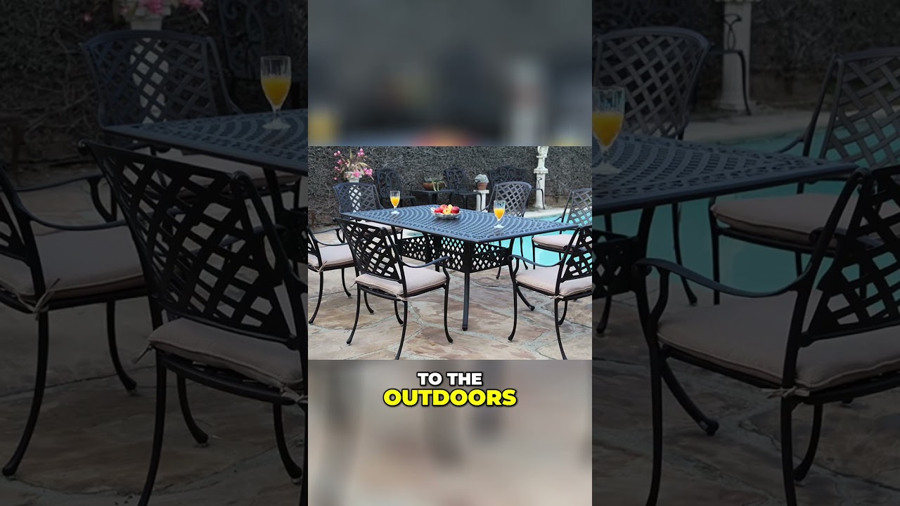 Transform Your Outdoor Space with Stylish and Durable Cast Aluminium Furniture