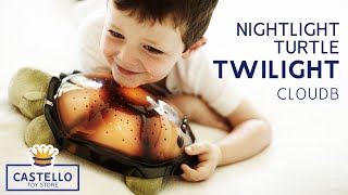 Cloud-B Twilight Turtle Constellation Nightlight, mocha