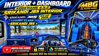 UPDATE 4.5.2 JB5 SRIKANDI INTERIOR DASHBOARD FREE | BUSSID KODENAME 4.5.2 NEW DASHBOARD  screenshot 2