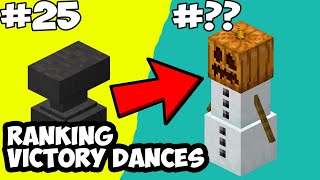 RANKING Every Bedwars VICTORY DANCE from WORST to BEST (Hypixel Bedwars)