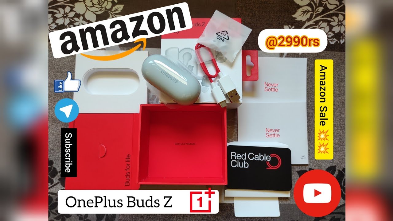 OnePlus Buds Z Unboxing, Wireless earphone, Product Color - Gray 