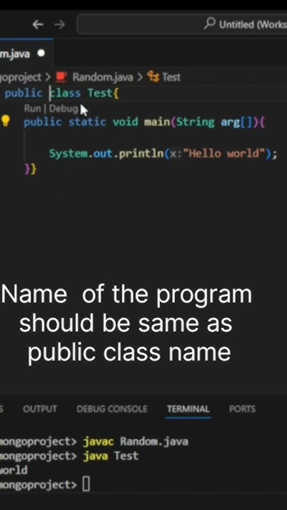 Java file naming rules #javainterviewquestions #aasaanpadhaai #coding ...