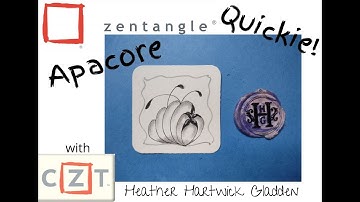 Zentangle® Quickie: Apacore