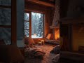 Calm Your Mind With This View 💤❄️ #cozy #fireplace #relaxing #ambience #cozycabin